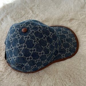 Denim Gucci hat unisex